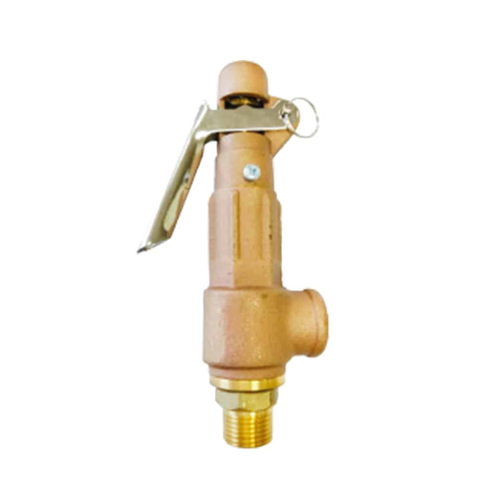 Bronze Safety Valve With Level Screwed End Featured
